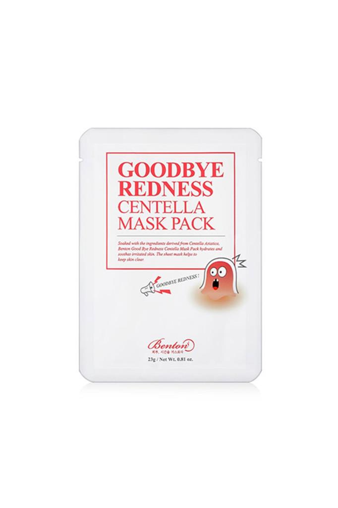 Benton Goodbye Redness Centella Mask Pack - Yatıştırıcı Kâğıt Maske