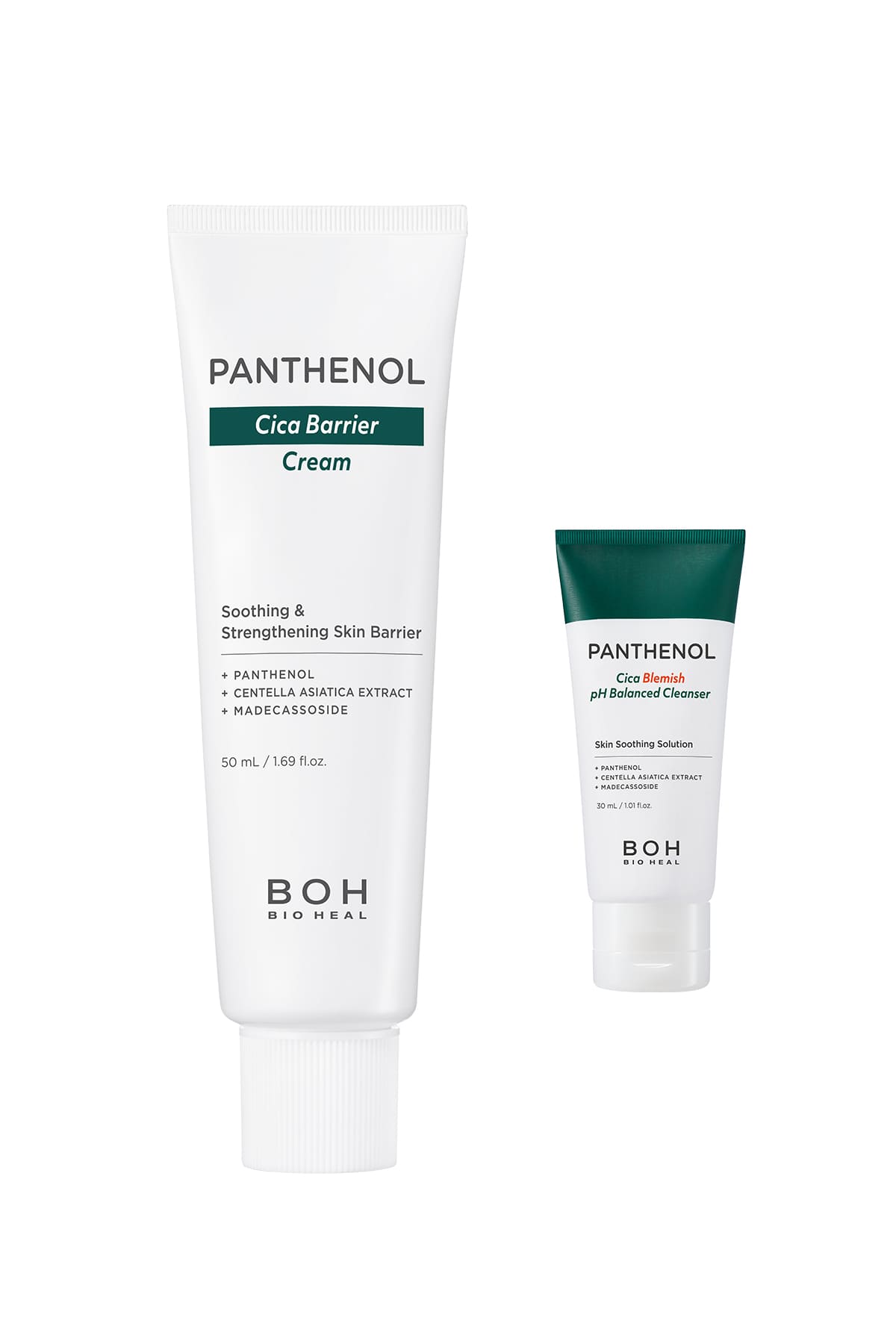 Bioheal BOH Panthenol Cica Barrier Cream 50ml (+ Cleanser 30 ml) - Güçlendirici Pantenol & Cica Krem (Temizleyici Hediyeli)