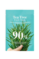 Bring Green 90% Fresh Mask - Tea Tree – Yatıştırıcı & Tazeleyici Maske #Çay Ağacı