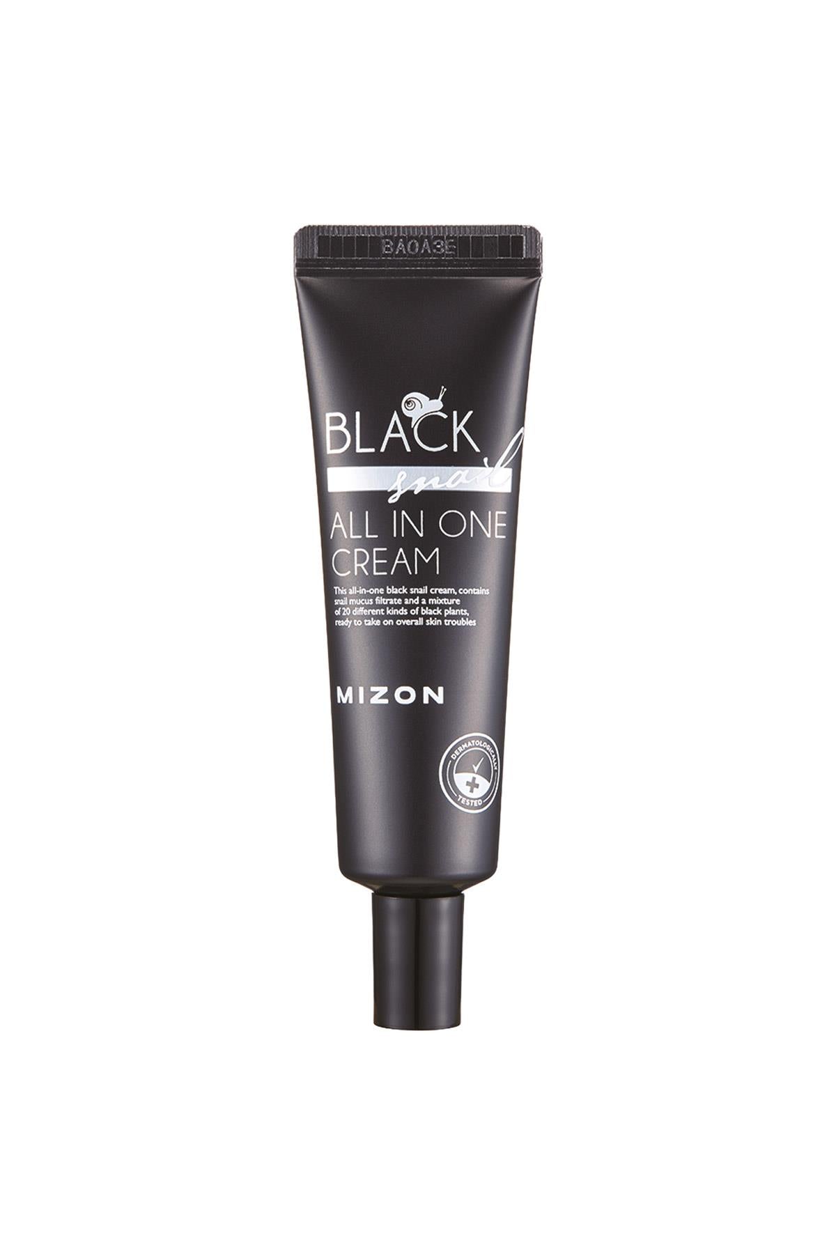 Mizon Black Snail All In One Cream Tube - Siyah Salyangoz & Siyah Bitki Ekstreli Premium Bakım Kremi