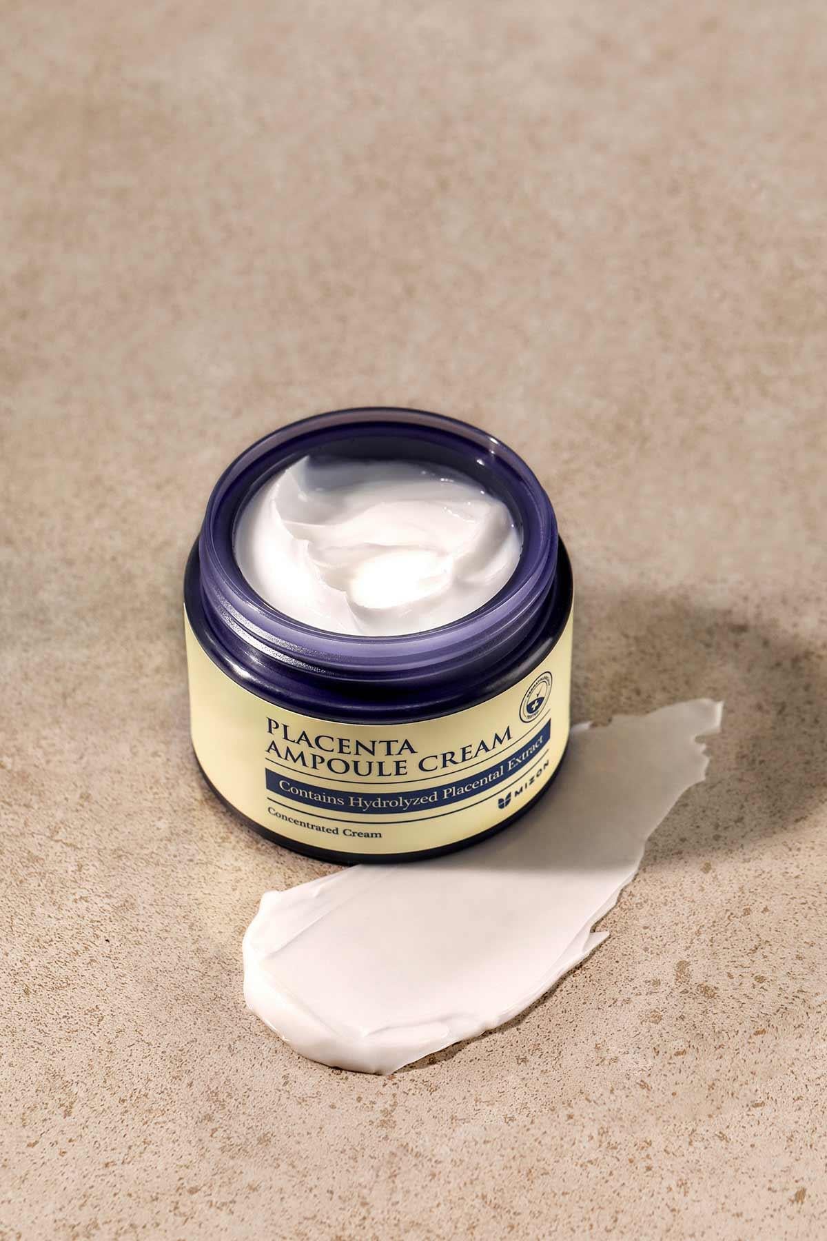 Mizon Placenta Ampoule Cream - Işıltı Artırıcı & Yaşlanma Karşıtı Ampul Kremi